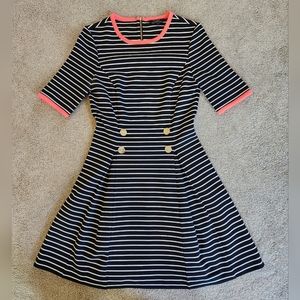 Ted Baker Black Stripped Dress